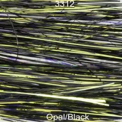 Hedron Inc Hedron Flashabou Mirage - Funky Fly Tying -Eyes & Dumbbells Sales Store Hedron Flashabou Mirage Colours Opal Black