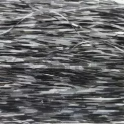 Hedron Inc Hedron Magnum Black Barred Flashabou - Funky Fly Tying -Eyes & Dumbbells Sales Store Hedron Magnum Black Barred Flashabou Clear Black 1