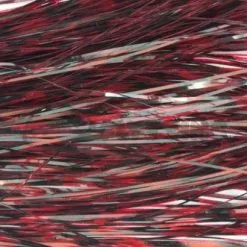 Hedron Inc Hedron Magnum Black Barred Flashabou - Funky Fly Tying -Eyes & Dumbbells Sales Store Hedron Magnum Black Barred Flashabou Red Black 1