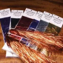 Hedron Inc Hedron Magnum Flashabou - Funky Fly Tying 5 Hedron Inc Hedron Magnum Flashabou - Funky Fly Tying -Eyes & Dumbbells Sales Store Hedron Magnum Flashabou 1