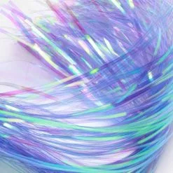 Hedron Inc Hedron Saltwater Flashabou - Funky Fly Tying -Eyes & Dumbbells Sales Store Hedron Saltwater Flashabou Pearl Blue