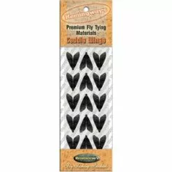 Hemingways Hemingway's Caddis Wings - Funky Fly Tying -Eyes & Dumbbells Sales Store Hemingways Caddis Wings Black 2