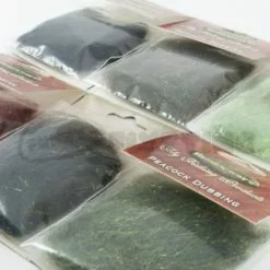 Hemingways Hemingway's Peacock Dubbing Packets - Funky Fly Tying