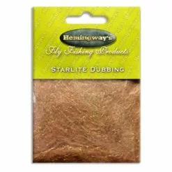Hemingways Hemingway's Star Lite Dubbing - Funky Fly Tying -Eyes & Dumbbells Sales Store Hemingways Star Lite Dubbing Rust