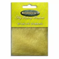 Hemingways Hemingway's Star Lite Dubbing - Funky Fly Tying -Eyes & Dumbbells Sales Store Hemingways Star Lite Dubbing Yellow