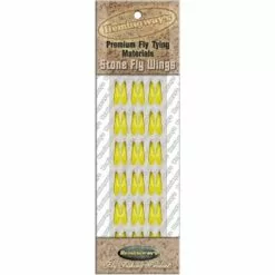 Hemingways Hemingway's Stonefly Wings - Funky Fly Tying -Eyes & Dumbbells Sales Store Hemingways Stonefly Wings yellow