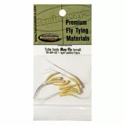 Hemingways Hemingway's Tube Body MayFly - Funky Fly Tying -Eyes & Dumbbells Sales Store Hemingways Tube Body MayFly 3 1