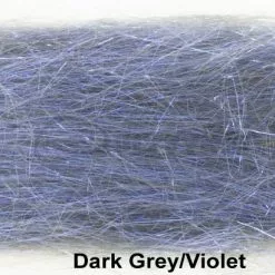 Hends Angel Hair - Funky Fly Tying -Eyes & Dumbbells Sales Store Hends Angel Hair Dark Grey Violet 1