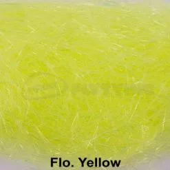 Hends Angel Hair - Funky Fly Tying -Eyes & Dumbbells Sales Store Hends Angel Hair Flo Yellow 1