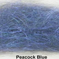 Hends Angel Hair - Funky Fly Tying -Eyes & Dumbbells Sales Store Hends Angel Hair Peacock Blue