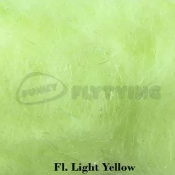 Hends Blend Dubbing - Funky Fly Tying -Eyes & Dumbbells Sales Store Hends Blend Dubbing FL Light Yellow 1