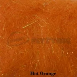 Hends Blend Dubbing - Funky Fly Tying -Eyes & Dumbbells Sales Store Hends Blend Dubbing Hot Orange