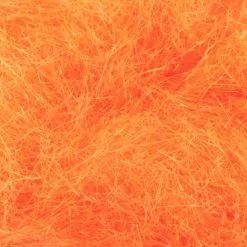 Hends Gleamy Dubbing - Funky Fly Tying -Eyes & Dumbbells Sales Store Hends Gleamy Dubbing Fl Hot Orange 1