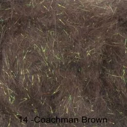 Hends Hare Plus Dubbing Packets - Funky Fly Tying -Eyes & Dumbbells Sales Store Hends Hare Plus Dubbing Packets Coachman Brown 1