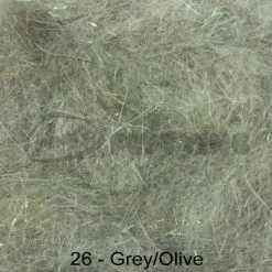 Hends Hare Plus Dubbing Packets - Funky Fly Tying -Eyes & Dumbbells Sales Store Hends Hare Plus Dubbing Packets Grey Olive 2 1