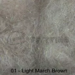 Hends Hare Plus Dubbing Packets - Funky Fly Tying -Eyes & Dumbbells Sales Store Hends Hare Plus Dubbing Packets Light march Brown