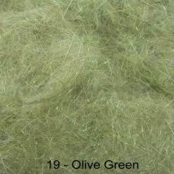 Hends Hare Plus Dubbing Packets - Funky Fly Tying -Eyes & Dumbbells Sales Store Hends Hare Plus Dubbing Packets Olive Green