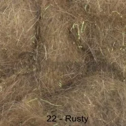 Hends Hare Plus Dubbing Packets - Funky Fly Tying -Eyes & Dumbbells Sales Store Hends Hare Plus Dubbing Packets Rusty