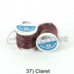 Hends Ice Dub Thread - Funky Fly Tying -Eyes & Dumbbells Sales Store Hends Ice Dub Thread Claret 1