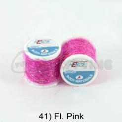 Hends Ice Dub Thread - Funky Fly Tying -Eyes & Dumbbells Sales Store Hends Ice Dub Thread Fl Pink 1