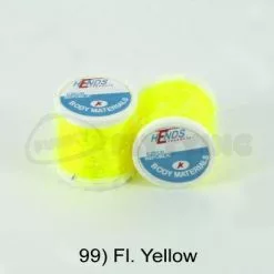 Hends Ice Dub Thread - Funky Fly Tying -Eyes & Dumbbells Sales Store Hends Ice Dub Thread Fl Yellow 1