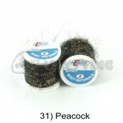 Hends Ice Dub Thread - Funky Fly Tying -Eyes & Dumbbells Sales Store Hends Ice Dub Thread Peacock