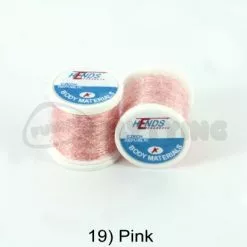 Hends Ice Dub Thread - Funky Fly Tying -Eyes & Dumbbells Sales Store Hends Ice Dub Thread Pink 1