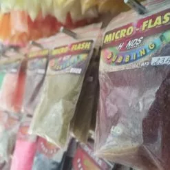 Hends Microflash Dubbing Packets - Funky Fly Tying -Eyes & Dumbbells Sales Store Hends Microflash Dubbing Packets 1 1