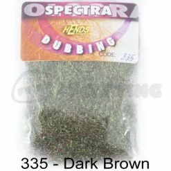 Hends Spectra Dubbing Packets - Funky Fly Tying -Eyes & Dumbbells Sales Store Hends Spectra Dubbing Packets Dark Brown 1