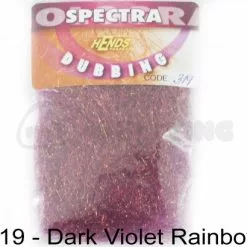 Hends Spectra Dubbing Packets - Funky Fly Tying -Eyes & Dumbbells Sales Store Hends Spectra Dubbing Packets Dark Violet Rainbow