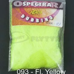 Hends Spectra Dubbing Packets - Funky Fly Tying -Eyes & Dumbbells Sales Store Hends Spectra Dubbing Packets FL Yellow