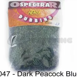 Hends Spectra Dubbing Packets - Funky Fly Tying -Eyes & Dumbbells Sales Store Hends Spectra Dubbing Packets Peacock Dark Blue