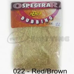Hends Spectra Dubbing Packets - Funky Fly Tying -Eyes & Dumbbells Sales Store Hends Spectra Dubbing Packets Red Brown