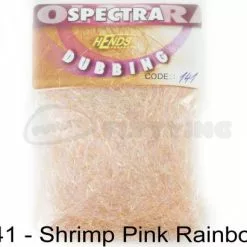 Hends Spectra Dubbing Packets - Funky Fly Tying -Eyes & Dumbbells Sales Store Hends Spectra Dubbing Packets Shrimp Pink Rainbow