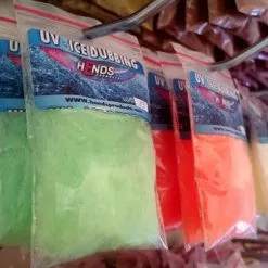Hends UV-Ice Dubbing Packets - Funky Fly Tying -Eyes & Dumbbells Sales Store Hends UV Ice Dubbing Packets 1 1