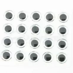 Funky Holographic Silver 3D Eyes - Funky Fly Tying