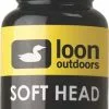 Loon Soft Head - Funky Fly Tying -Eyes & Dumbbells Sales Store LON SOF CEM BLK soft head black
