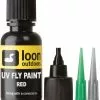 Loon UV Paint - Funky Fly Tying -Eyes & Dumbbells Sales Store LON UV PAI RED uv fly paint red