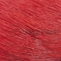 Nature's Spirit Dyed Deer Belly - Funky Fly Tying -Eyes & Dumbbells Sales Store Natures Spirit Dyed Deer Belly Red