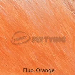 Nature's Spirit Opossum Zonker Strips - Funky Fly Tying -Eyes & Dumbbells Sales Store Natures Spirit Opossum Zonker Strips Fluo Orange 1