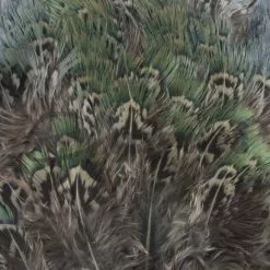 Nature's Spirit Fish Hunter Ringneck Pheasant Rump Patch - Funky Fly Tying -Eyes & Dumbbells Sales Store Natures Spirit Ringneck Pheasant Rump Patch Muskrat Grey