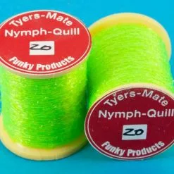 Nymph-Quill - Funky Fly Tying -Eyes & Dumbbells Sales Store Nymph Quill Lime