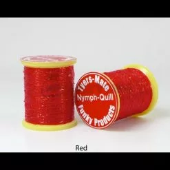Nymph-Quill - Funky Fly Tying -Eyes & Dumbbells Sales Store Nymph Quill Red