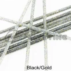 Tubeworx Outer Plastic Tubes 3mm Glitter Colour - Funky Fly Tying -Eyes & Dumbbells Sales Store Outer Plastic Tubes 3mm Glitter Colours Black Gold 3