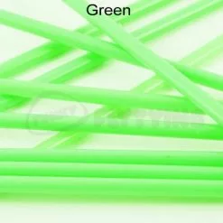 Tubeworx Outer Plastic Tubes 3mm - Funky Fly Tying -Eyes & Dumbbells Sales Store Outer Plastic Tubes 3mm Solid Colours Green 1