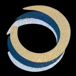 Pacchiarini's Jumbo Wiggle Tails - Funky Fly Tying -Eyes & Dumbbells Sales Store Pacchiarinis Jumbo Wiggle Tails Slim Black Gold Silver 1