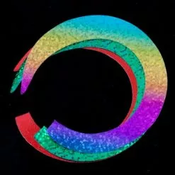 Pacchiarini's Jumbo Wiggle Tails - Funky Fly Tying -Eyes & Dumbbells Sales Store Pacchiarinis Jumbo Wiggle Tails Slim Green Red Rainbow 1