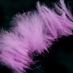 Polish Quills CDC - Funky Fly Tying -Eyes & Dumbbells Sales Store Polish Quills CDC PInk Hot Coral