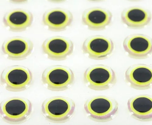 Funky Shimmer Eyes Chartreuse - Funky Fly Tying 4 Funky Shimmer Eyes Chartreuse - Funky Fly Tying - Image 2