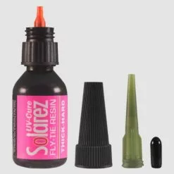 Solarez 0.5oz Bottles With Applicator - Funky Fly Tying -Eyes & Dumbbells Sales Store Solarez 0.5oz Bottles with Applicator Thick